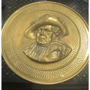 147. 1940’s Lombard C&M Man Brass-Like Wall Hanging